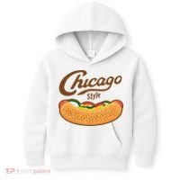 Chicago Style Hot Dog Summer Kids Hoodie thumb 0