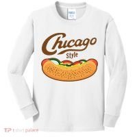 Chicago Style Hot Dog Summer Kids Long Sleeve Shirt thumb 0