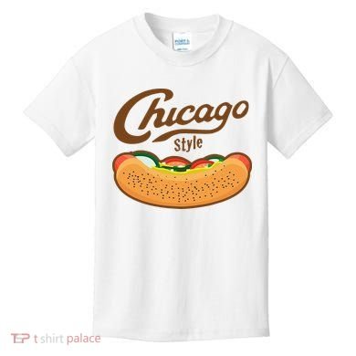 Chicago Style Hot Dog Summer Kids T-Shirt