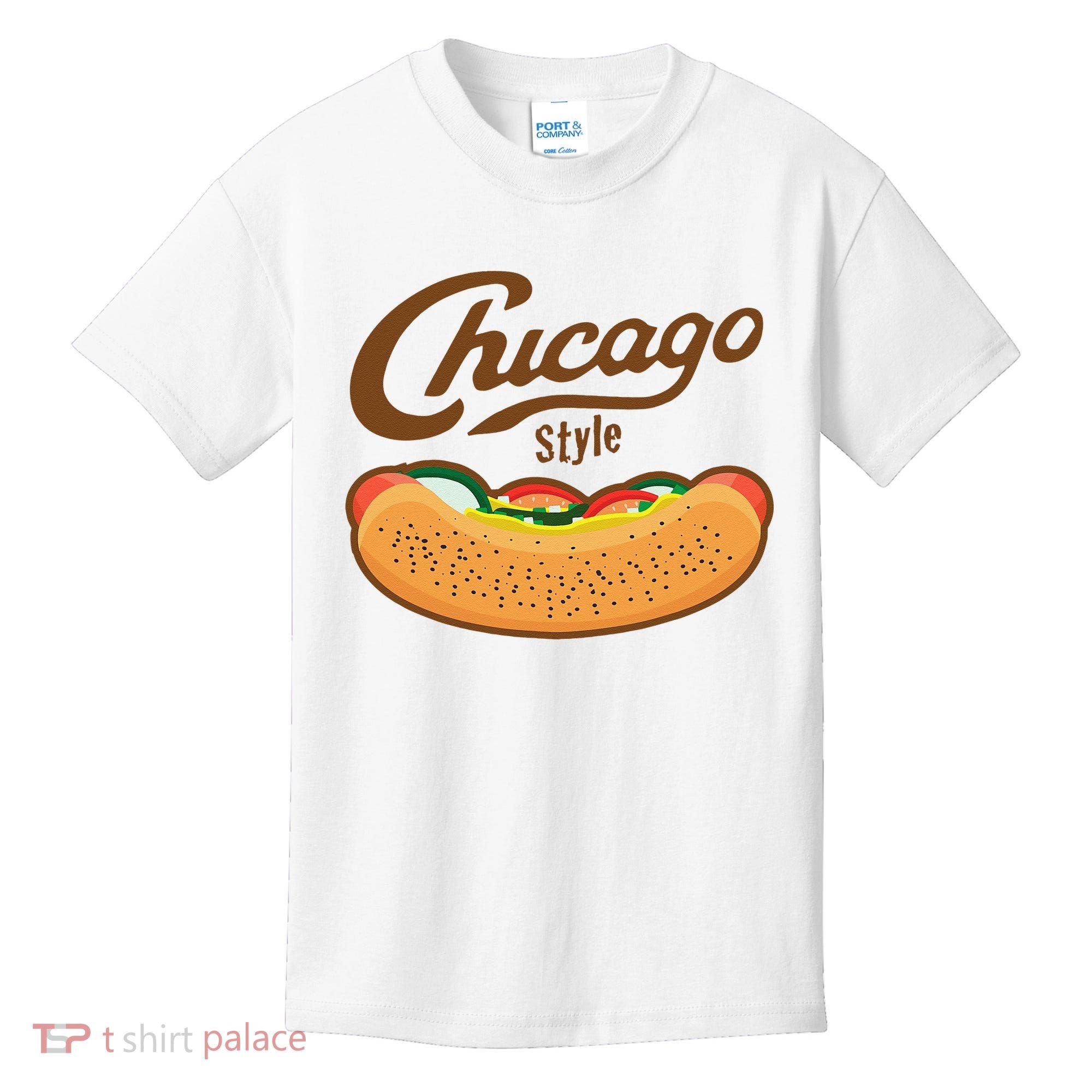 Chicago Style Hot Dog Summer Kids T-Shirt