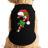 Christmas Santa Hat Candy Cane Doggie Tank thumb 0
