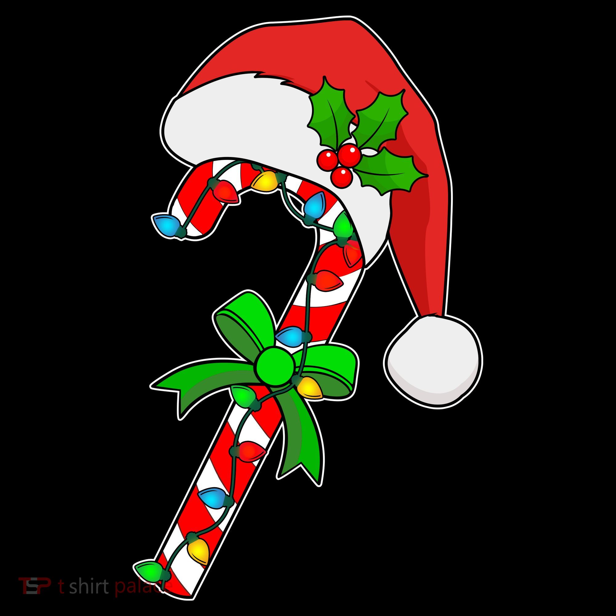 Christmas Santa Hat Candy Cane Apron