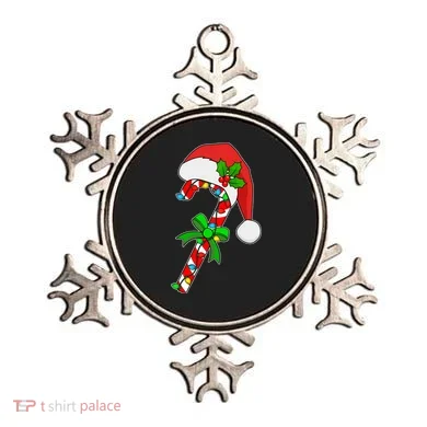 Christmas Santa Hat Candy Cane Ornament