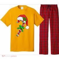 Christmas Santa Hat Candy Cane Pajama Set thumb 0