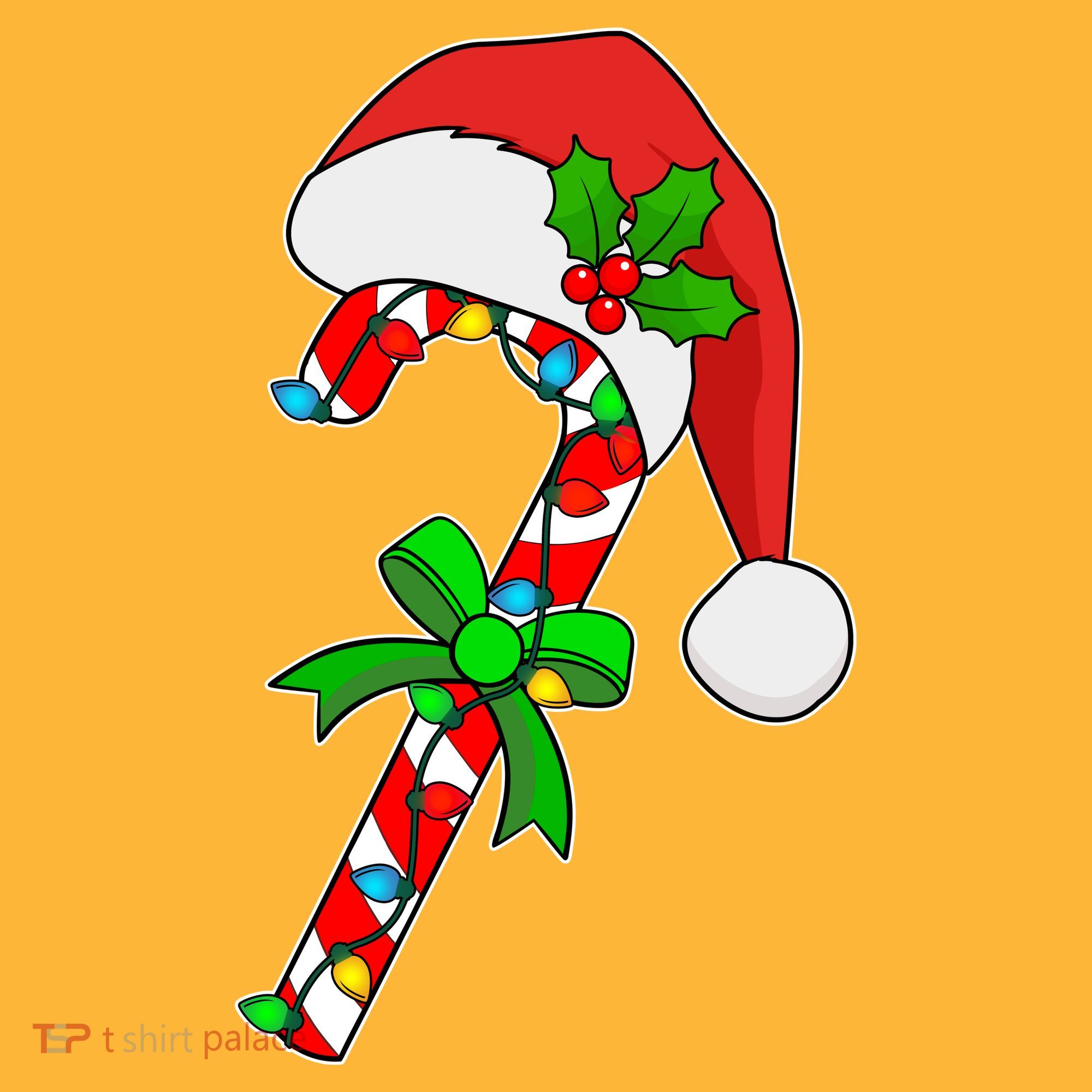 Christmas Santa Hat Candy Cane Hat
