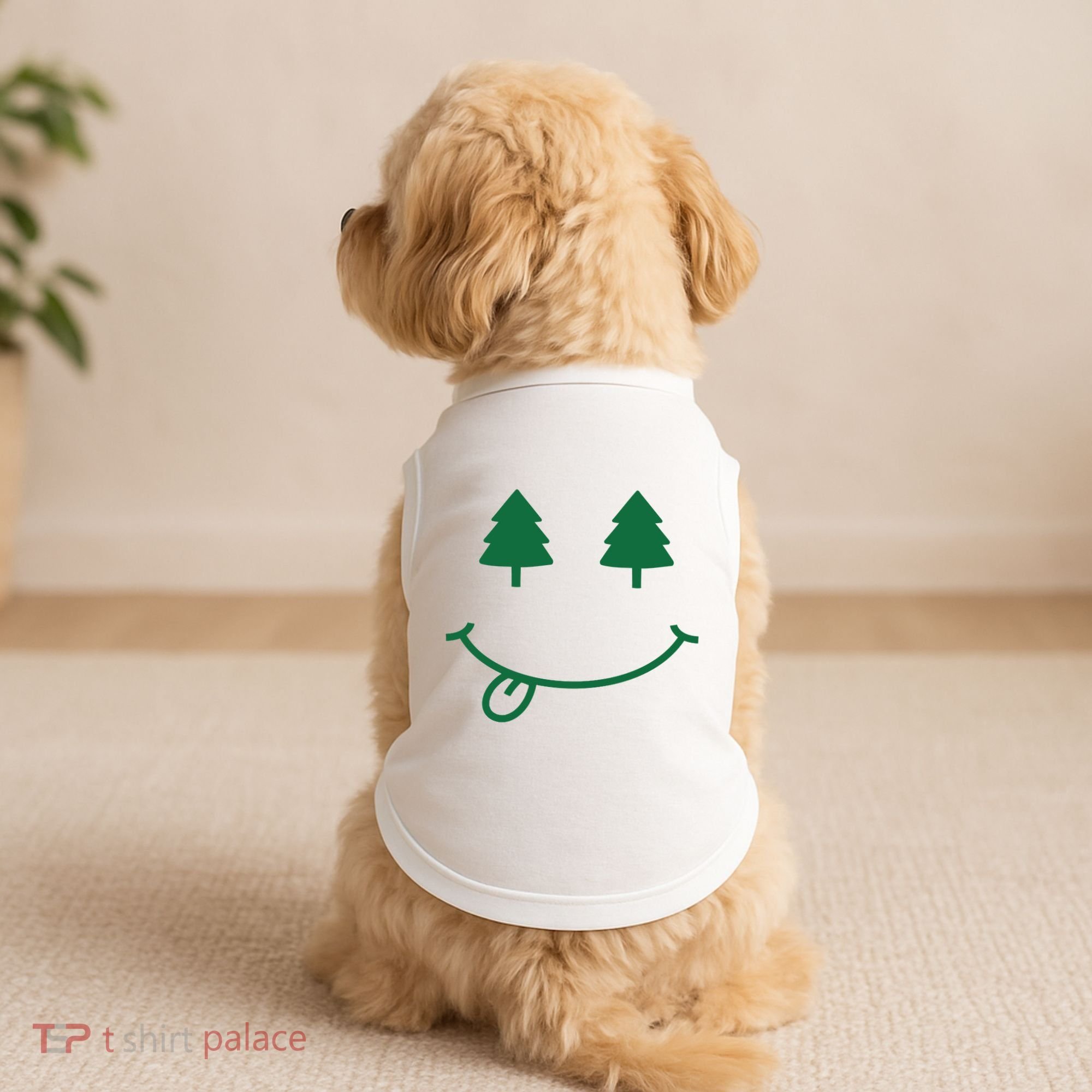 Christmas Smiley Holiday Doggie Tank