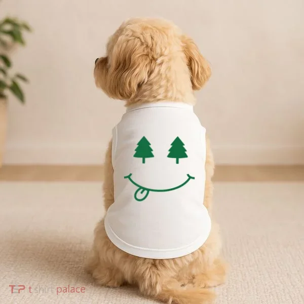 Christmas Smiley Holiday Doggie Tank