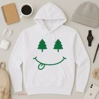 Christmas Smiley Holiday Hoodie thumb 3