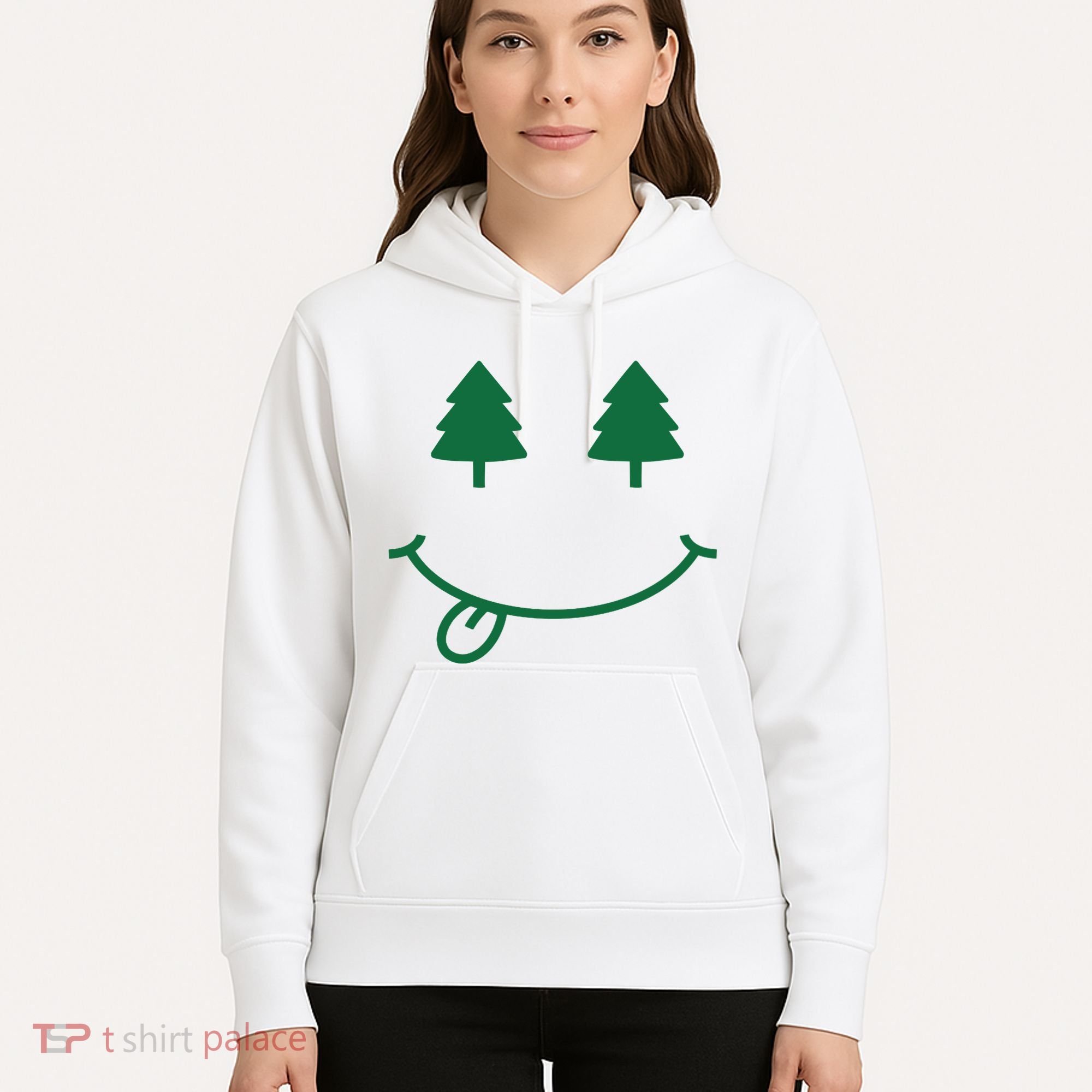 Christmas Smiley Holiday Hoodie