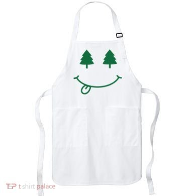 Christmas Smiley Holiday Apron