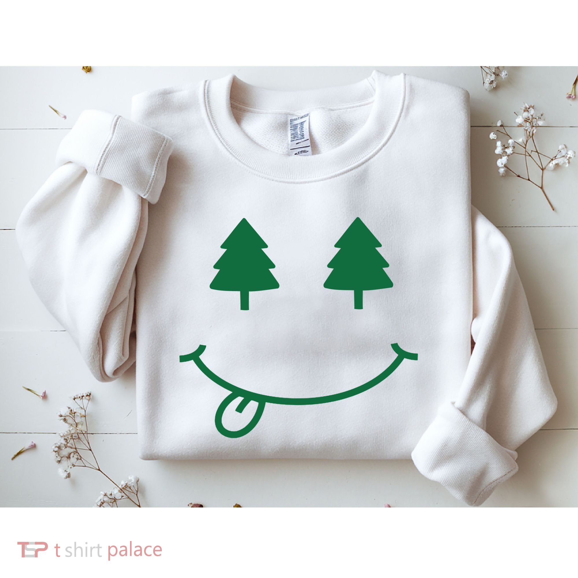 Christmas Smiley Holiday Sweatshirt