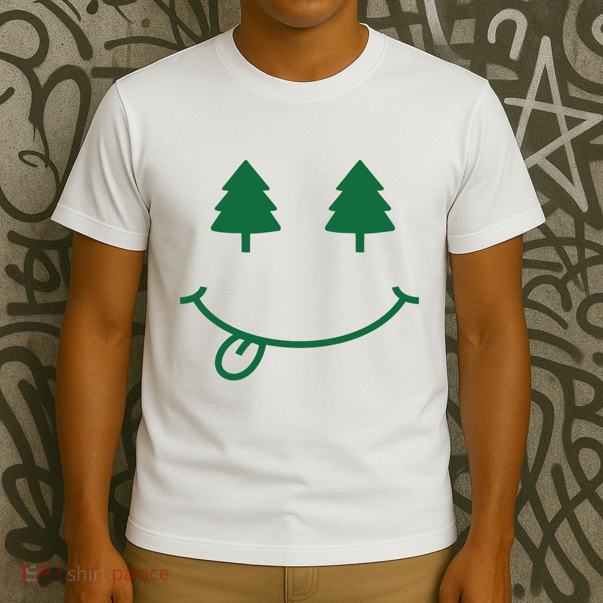 Christmas Smiley Holiday T-Shirt