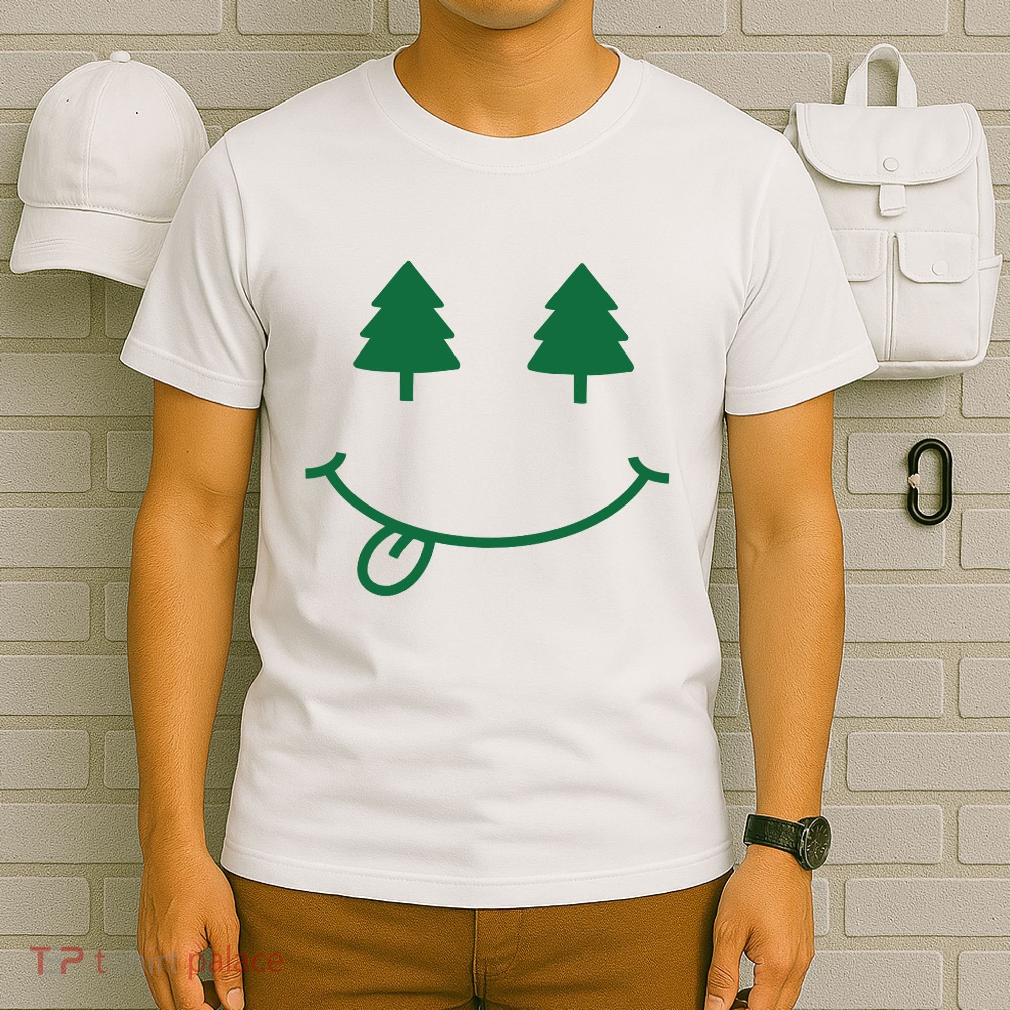 Christmas Smiley Holiday T-Shirt