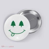 Christmas Smiley Holiday Button thumb 0