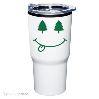 Christmas Smiley Holiday Tumbler