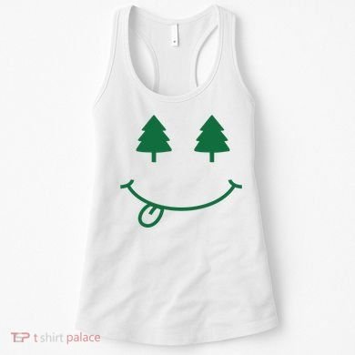 Christmas Smiley Holiday Women's Tank Top