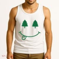Christmas Smiley Holiday Tank Top thumb 3