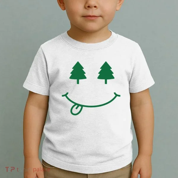 Christmas Smiley Holiday Toddler T-Shirt