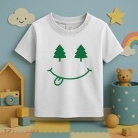 Christmas Smiley Holiday Toddler T-Shirt thumb 3