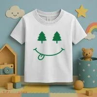 Christmas Smiley Holiday Toddler T-Shirt thumb 3