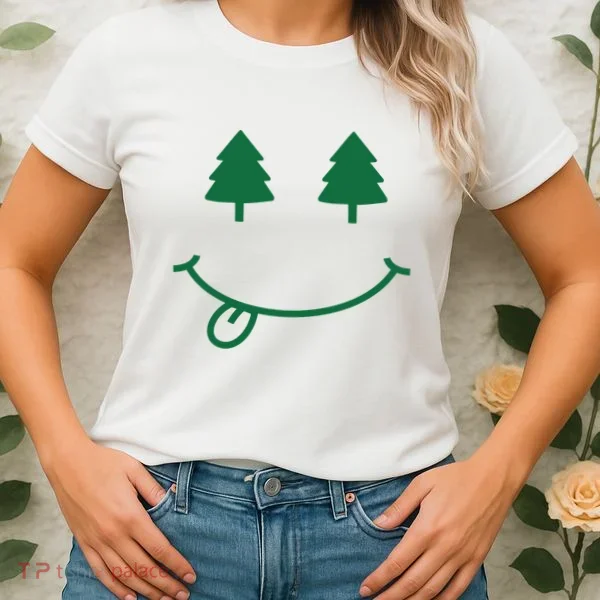 Christmas Smiley Holiday Women's T-Shirt