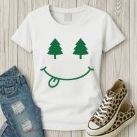 Christmas Smiley Holiday Women's T-Shirt thumb 3