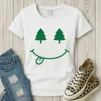Christmas Smiley Holiday Women's T-Shirt thumb 3
