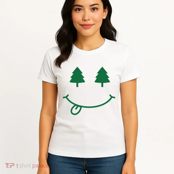 Christmas Smiley Holiday Women's T-Shirt