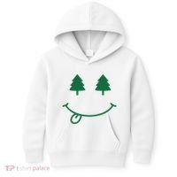 Christmas Smiley Holiday Kids Hoodie thumb 0