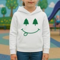 Christmas Smiley Holiday Kids Hoodie thumb 3