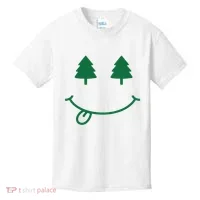 Christmas Smiley Holiday Kids T-Shirt thumb 0