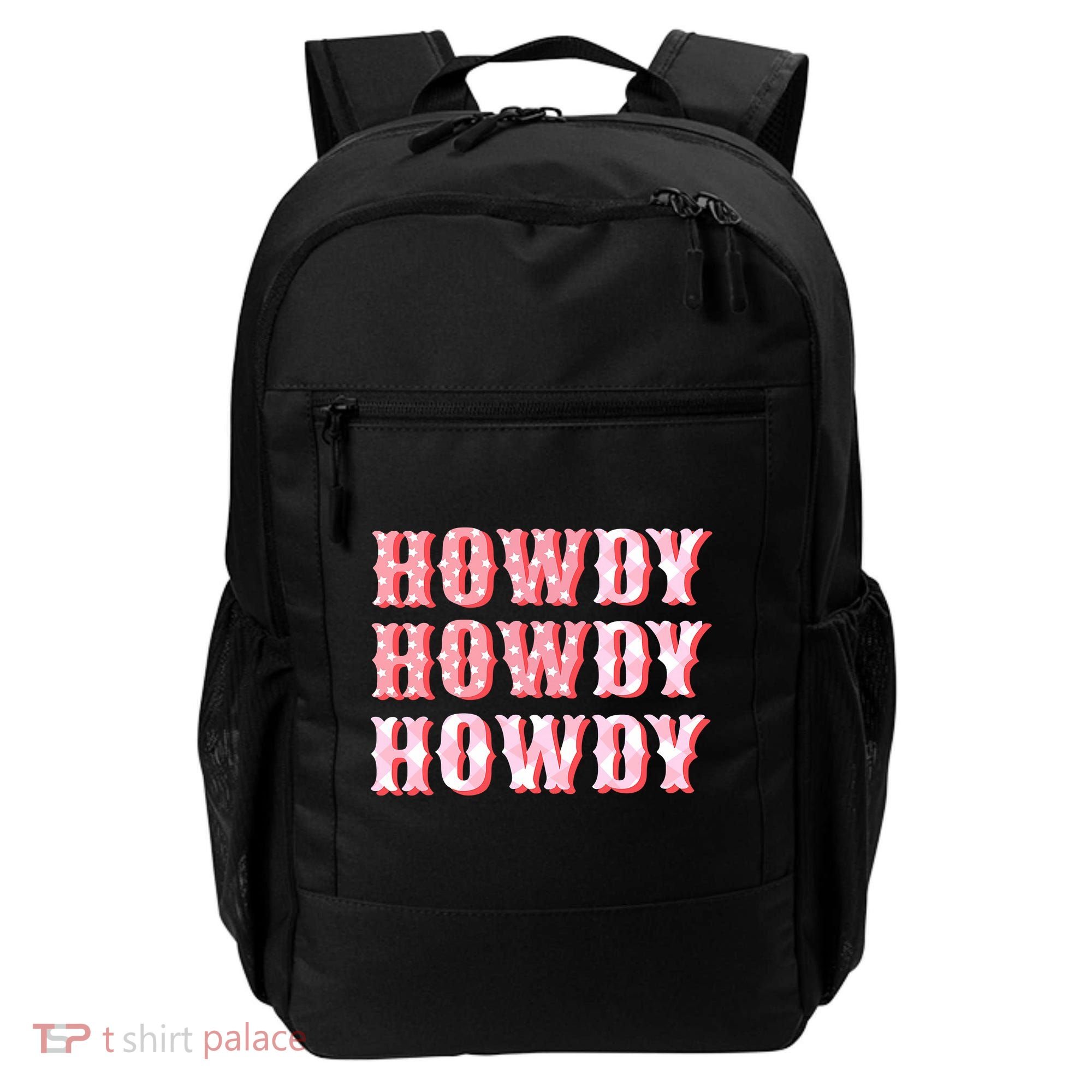 Cowgirl Shirt Howdy Howdy Backpack