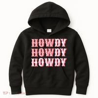 Cowgirl Shirt Howdy Howdy Kids Hoodie thumb 0