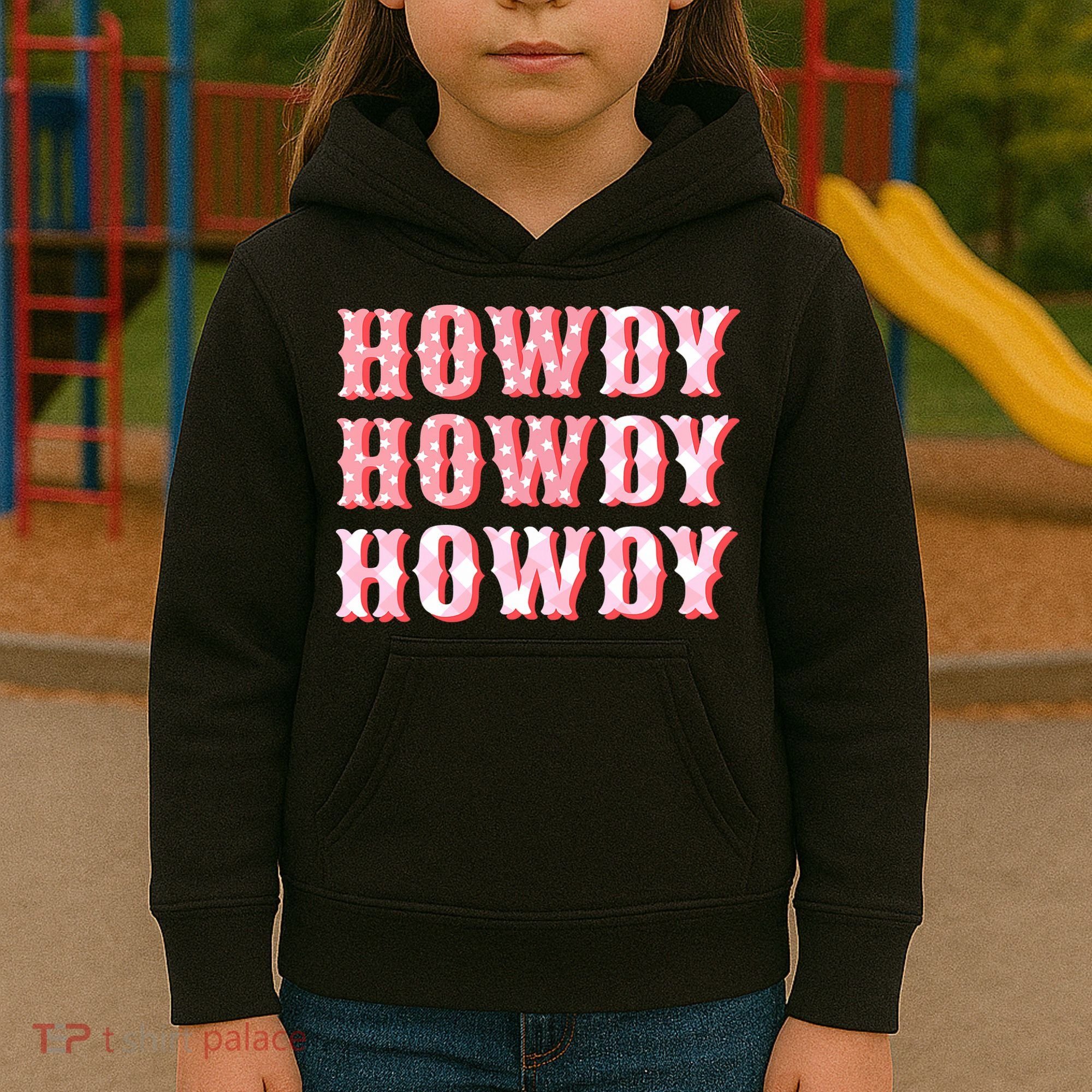 Cowgirl Shirt Howdy Howdy Kids Hoodie
