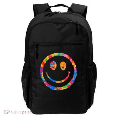 Colorful Super Happy Face Smiley Backpack