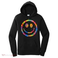 Colorful Super Happy Face Smiley Women's Hoodie thumb 0