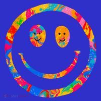 Colorful Super Happy Face Smiley T-Shirt thumb 7