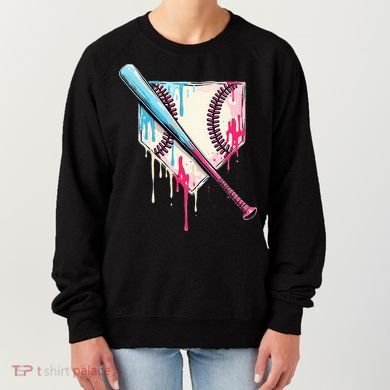 Cool Sport Home Plate Drip With Sprinkles Drip Women's Sweatshirt