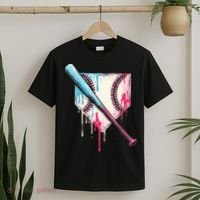 Cool Sport Home Plate Drip With Sprinkles Drip T-Shirt thumb 2