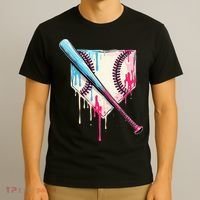Cool Sport Home Plate Drip With Sprinkles Drip T-Shirt thumb 3
