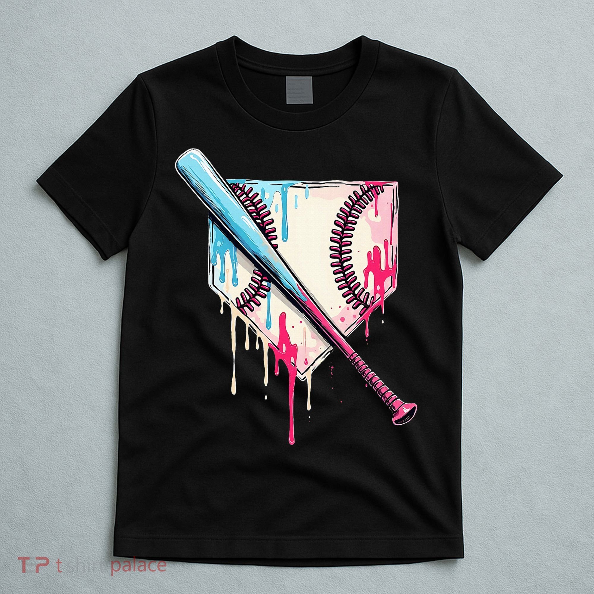 Cool Sport Home Plate Drip With Sprinkles Drip T-Shirt
