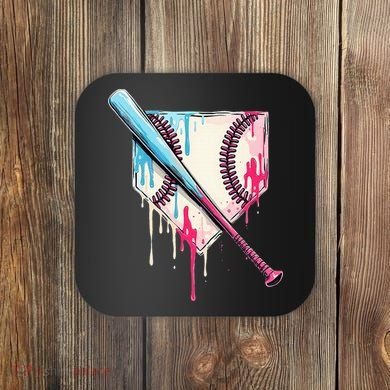 Cool Sport Home Plate Drip With Sprinkles Drip Coaster