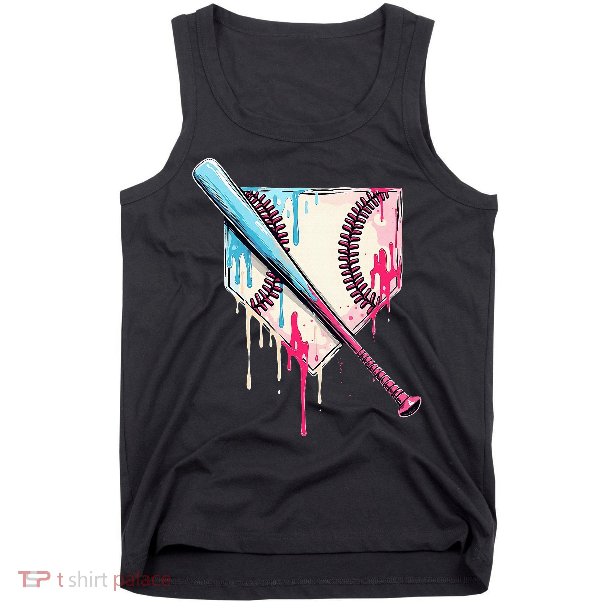 Cool Sport Home Plate Drip With Sprinkles Drip Tank Top
