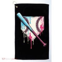 Cool Sport Home Plate Drip With Sprinkles Drip Golf Towel thumb 0