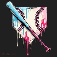 Cool Sport Home Plate Drip With Sprinkles Drip Golf Towel thumb 3
