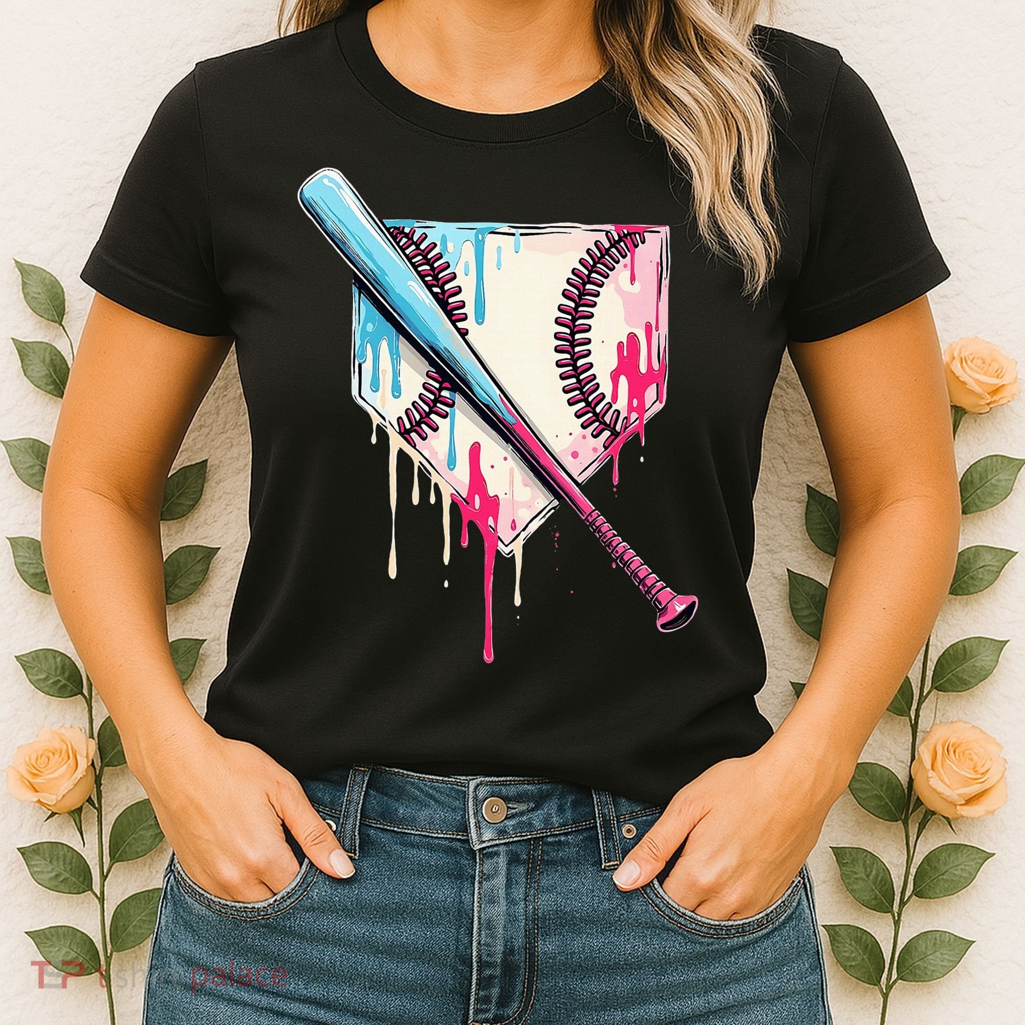 Cool Sport Home Plate Drip With Sprinkles Drip Women's T-Shirt