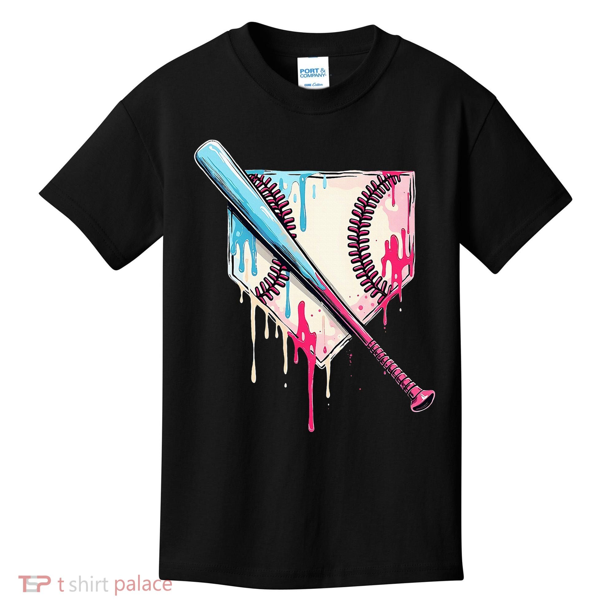 Cool Sport Home Plate Drip With Sprinkles Drip Kids T-Shirt