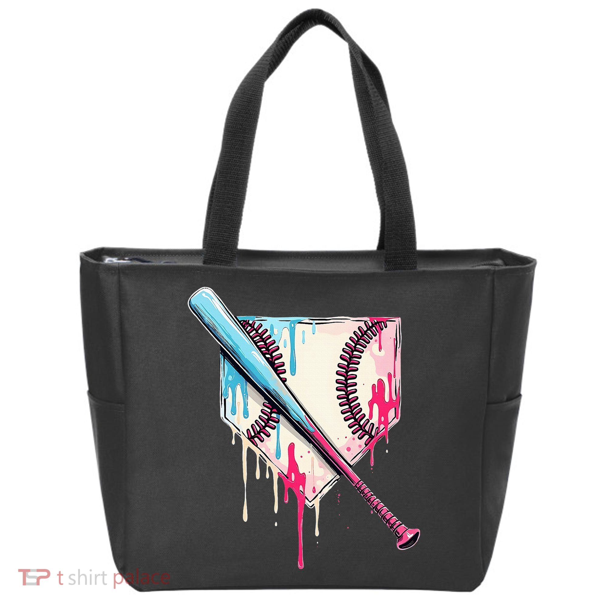 Cool Sport Home Plate Drip With Sprinkles Drip Tote Bag