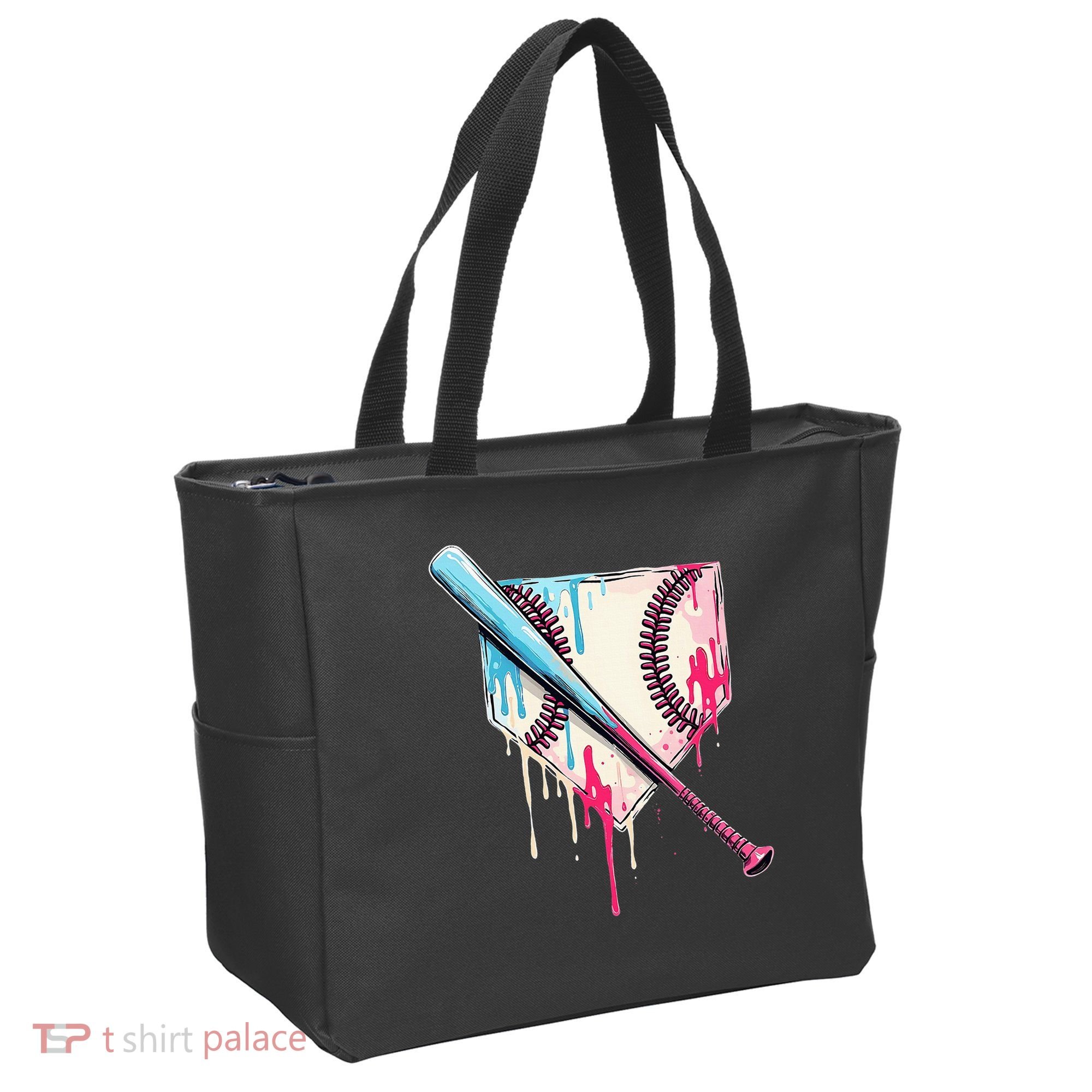 Cool Sport Home Plate Drip With Sprinkles Drip Tote Bag
