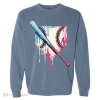 Cool Sport Home Plate Drip With Sprinkles Drip Garment-Dyed Sweatshirt thumb 0